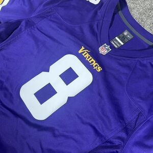 Nike Minnesota Vikings Kirk Cousins #8 On Field Home Purple Jersey Adult XL